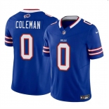 Youth Buffalo Bills #0 Keon Coleman Blue 2024 Draft F.U.S.E. Vapor Untouchable Limited Football Stitched Jersey