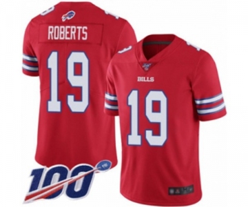 Youth Buffalo Bills #19 Andre Roberts Limited Red Rush Vapor Untouchable 100th Season Football Jersey