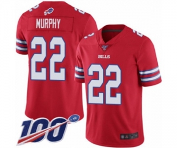 Youth Buffalo Bills #22 Marcus Murphy Limited Red Rush Vapor Untouchable 100th Season Football Jersey