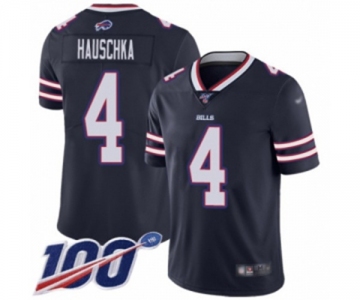 Youth Buffalo Bills #4 Stephen Hauschka Limited Navy Blue Inverted Legend 100th Season Football Jersey