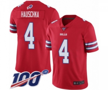 Youth Buffalo Bills #4 Stephen Hauschka Limited Red Rush Vapor Untouchable 100th Season Football Jersey