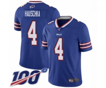 Youth Buffalo Bills #4 Stephen Hauschka Royal Blue Team Color Vapor Untouchable Limited Player 100th Season Football Jersey