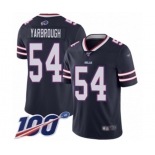 Youth Buffalo Bills #54 Eddie Yarbrough Limited Navy Blue Inverted Legend 100th Season Football Jersey