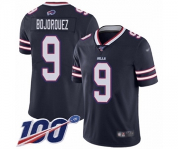 Youth Buffalo Bills #9 Corey Bojorquez Limited Navy Blue Inverted Legend 100th Season Football Jersey