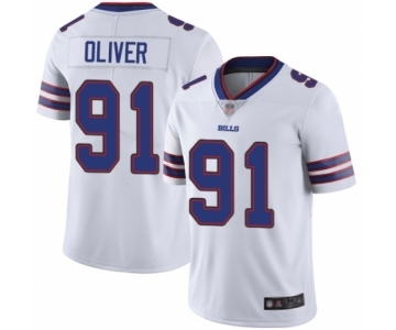 Youth Buffalo Bills #91 Ed Oliver White Vapor Untouchable Limited Player Football Jersey