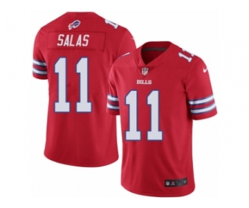 Youth Nike Buffalo Bills #11 Greg Salas Limited Red Rush NFL Jersey