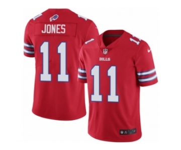 Youth Nike Buffalo Bills #11 Zay Jones Limited Red Rush NFL Jersey