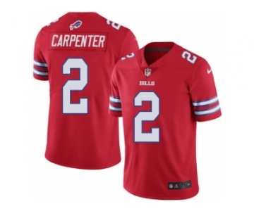 Youth Nike Buffalo Bills #2 Dan Carpenter Limited Red Rush NFL Jersey