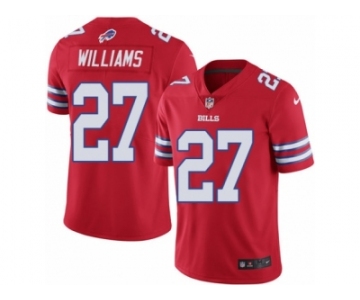 Youth Nike Buffalo Bills #27 Duke Williams Limited Red Rush NFL Jersey