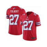 Youth Nike Buffalo Bills #27 Mike Tolbert Limited Red Rush NFL Jersey