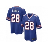 Youth Nike Buffalo Bills #28 E.J. Gaines Game Royal Blue Team Color NFL Jersey