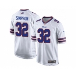 Youth Nike Buffalo Bills #32 O. J. Simpson White Stitched NFL New Jersey