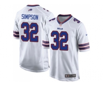 Youth Nike Buffalo Bills #32 O. J. Simpson White Stitched NFL New Jersey