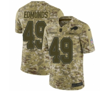 Youth Nike Buffalo Bills #49 Tremaine Edmunds Limited Camo 2018 Salute to Service NFL Jersey