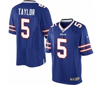 Youth Nike Buffalo Bills #5 Tyrod Taylor Royal Blue Team Color NFL Jersey