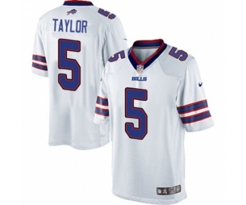 Youth Nike Buffalo Bills #5 Tyrod Taylor White NFL Jersey