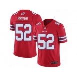 Youth Nike Buffalo Bills #52 Preston Brown Limited Red Rush NFL Jersey