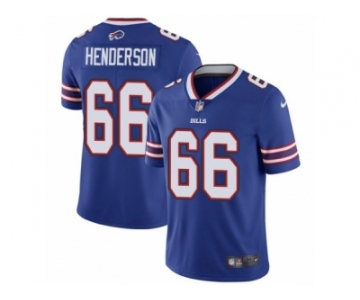 Youth Nike Buffalo Bills #66 Seantrel Henderson Vapor Untouchable Limited Royal Blue Team Color NFL Jersey