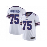 Youth Nike Buffalo Bills #75 Eddie Yarbrough White Vapor Untouchable Limited Player NFL Jersey