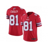 Youth Nike Buffalo Bills #81 Marcus Easley Limited Red Rush NFL Jersey