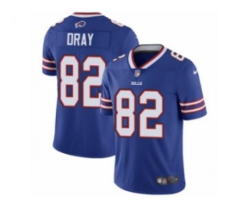 Youth Nike Buffalo Bills #82 Jim Dray Vapor Untouchable Limited Royal Blue Team Color NFL Jersey