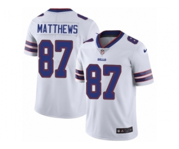 Youth Nike Buffalo Bills #87 Jordan Matthews White Vapor Untouchable Limited Player NFL Jersey