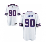 Youth Nike Buffalo Bills #90 Shaq Lawson White NFL Jersey