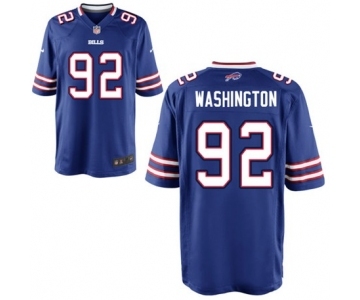 Youth Nike Buffalo Bills #92 Adolphus Washington Royal Blue Team Color NFL Jersey