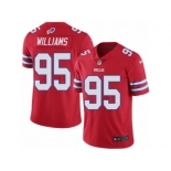 Youth Nike Buffalo Bills #95 Kyle Williams Limited Red Rush NFL Jersey