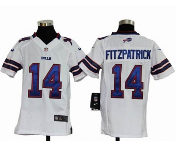 nike youth nfl jerseys buffalo bills #14 fitzpatrick white[nike]