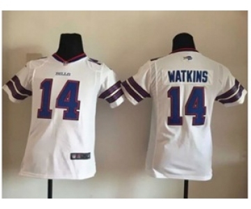 nike youth nfl jerseys buffalo bills #14 watkins white[nike][watkins]