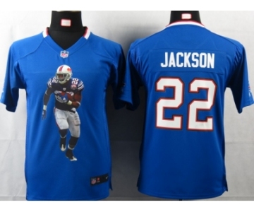 nike youth nfl jerseys buffalo bills #22 jackson blue[portrait fashion]