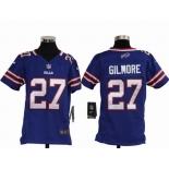 nike youth nfl jerseys buffalo bills #27 gilmore blue[nike]