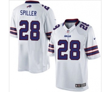 nike youth nfl jerseys buffalo bills #28 spiller white[nike limited]