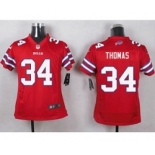 nike youth nfl jerseys buffalo bills #34 thomas red[nike]