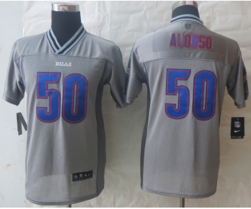 nike youth nfl jerseys buffalo bills #50 alonso grey[nike vapor]