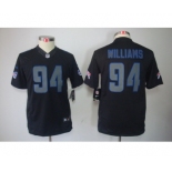 nike youth nfl jerseys buffalo bills #94 williams black[nike impact limited]