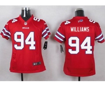 nike youth nfl jerseys buffalo bills #94 williams red[nike]