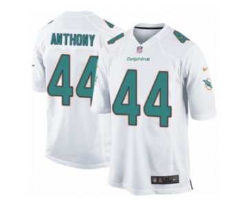 Men Nike Miami Dolphins #44 Stephone Anthony Game White NFL Jersey