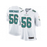 Men Nike Miami Dolphins #56 Davon Godchaux Game White NFL Jersey