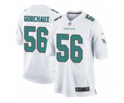 Men Nike Miami Dolphins #56 Davon Godchaux Game White NFL Jersey