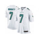 Men Nike Miami Dolphins #7 Brandon Doughty Game White NFL Jersey