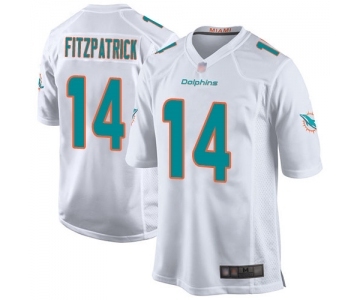 Men's Miami Dolphins #14 Ryan Fitzpatrick Game White Football Jersey