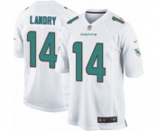 Men's Nike Miami Dolphins #14 Jarvis Landry Game White NFL Jersey