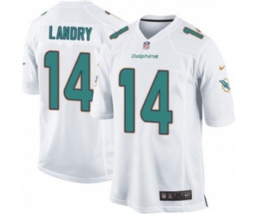 Men's Nike Miami Dolphins #14 Jarvis Landry Game White NFL Jersey