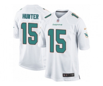 Men's Nike Miami Dolphins #15 Justin Hunter Game White NFL Jersey