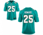 Men's Nike Miami Dolphins #25 Xavien Howard Game Green Team Color NFL Jersey