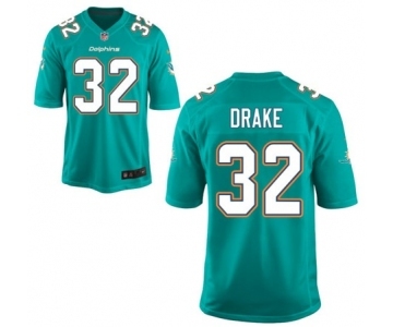 Men's Nike Miami Dolphins #32 Kenyan Drake Game Green Team Color NFL Jersey