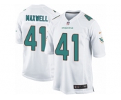 Men's Nike Miami Dolphins #41 Byron Maxwell Game White NFL Jersey