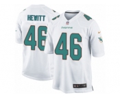 Men's Nike Miami Dolphins #46 Neville Hewitt Game White NFL Jersey